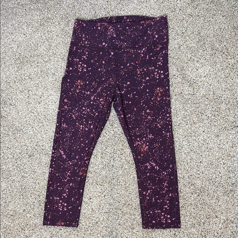 Athleta Purple and Pink Capris